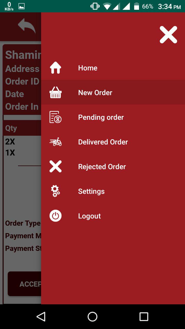 Indian Roti Admin Android App