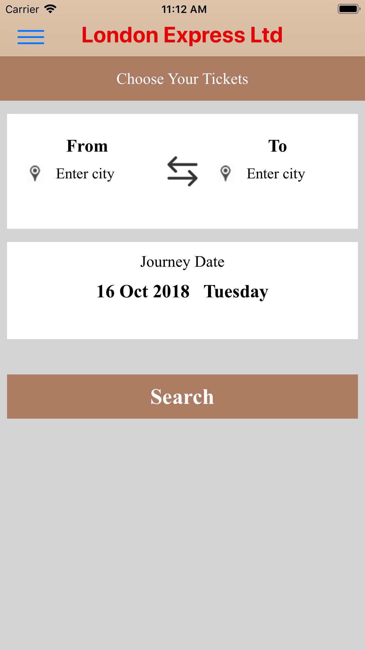 London Eexpress iOS App